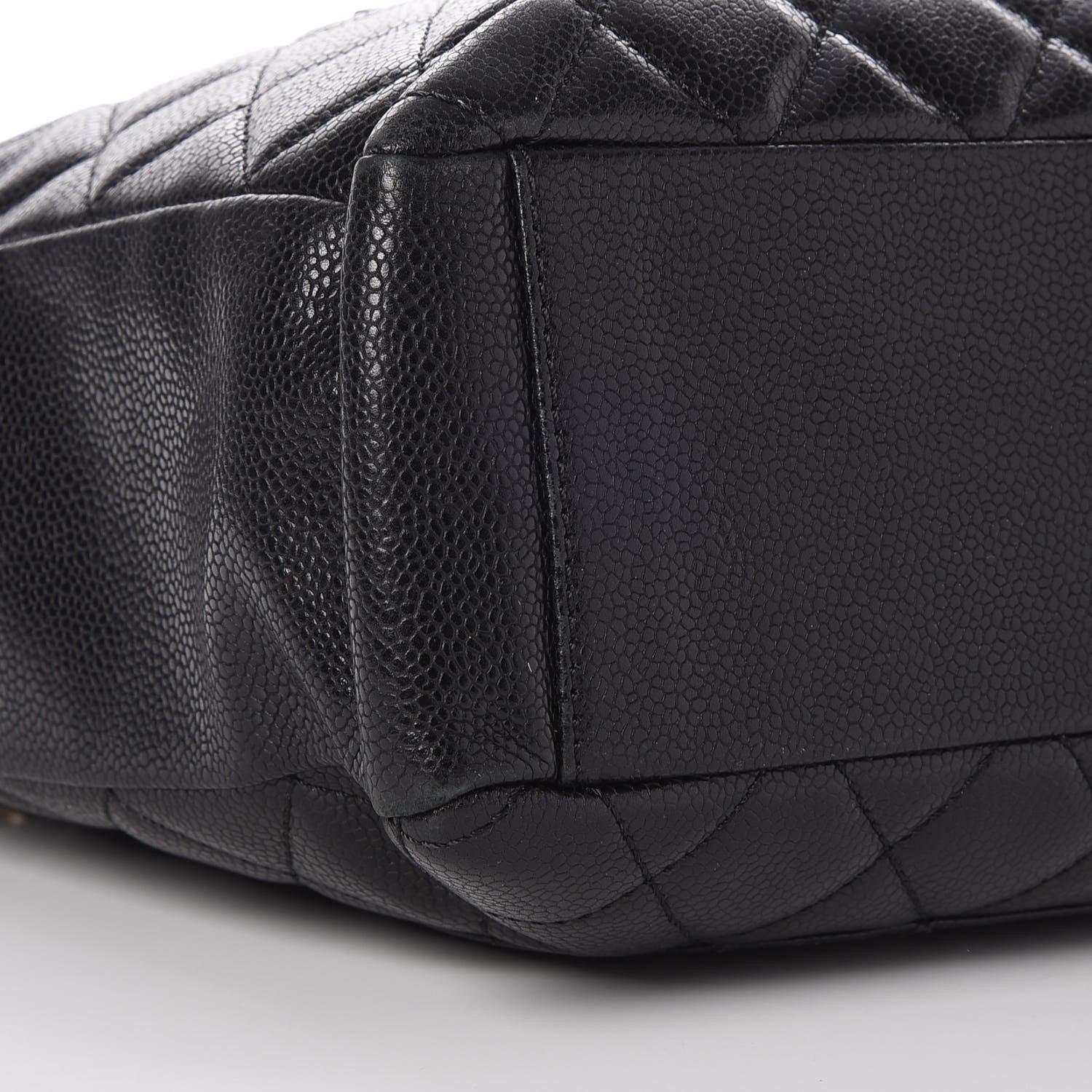 Chanel Caviar Quilted Petit Shopping Tote PST Black 10 of 11