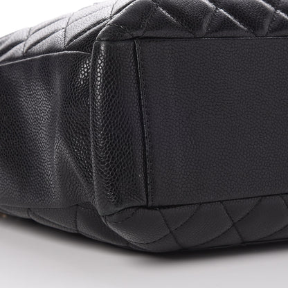 Chanel Caviar Quilted Petit Shopping Tote PST Black 10 of 11