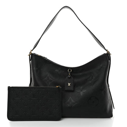 Louis Vuitton Empreinte Monogram Giant CarryAll MM Black 3 of 10
