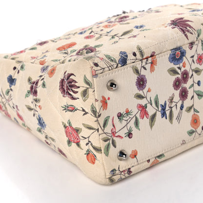 Christian Dior Canvas Nagoya Floral Medium Lady Dior White Multicolor 8 of 11
