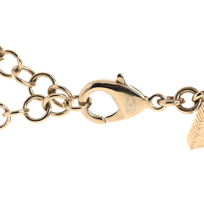 Chanel Resin Pearl Striped CC Multistrand Bracelet Blue 4 of 5