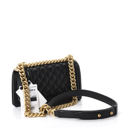 Chanel Caviar Quilted Small Boy Flap Black 3 of 11