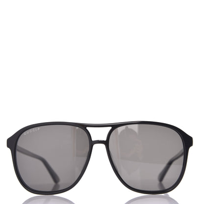 Gucci Polarized Aviator Web GG Sunglasses GG0016S Black 2 of 7