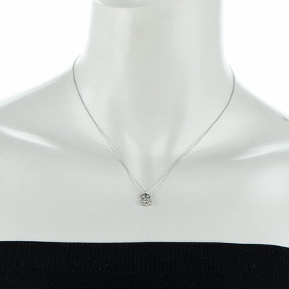 Tiffany Platinum Diamond Flower Blossom Pendant Necklace 2 of 5