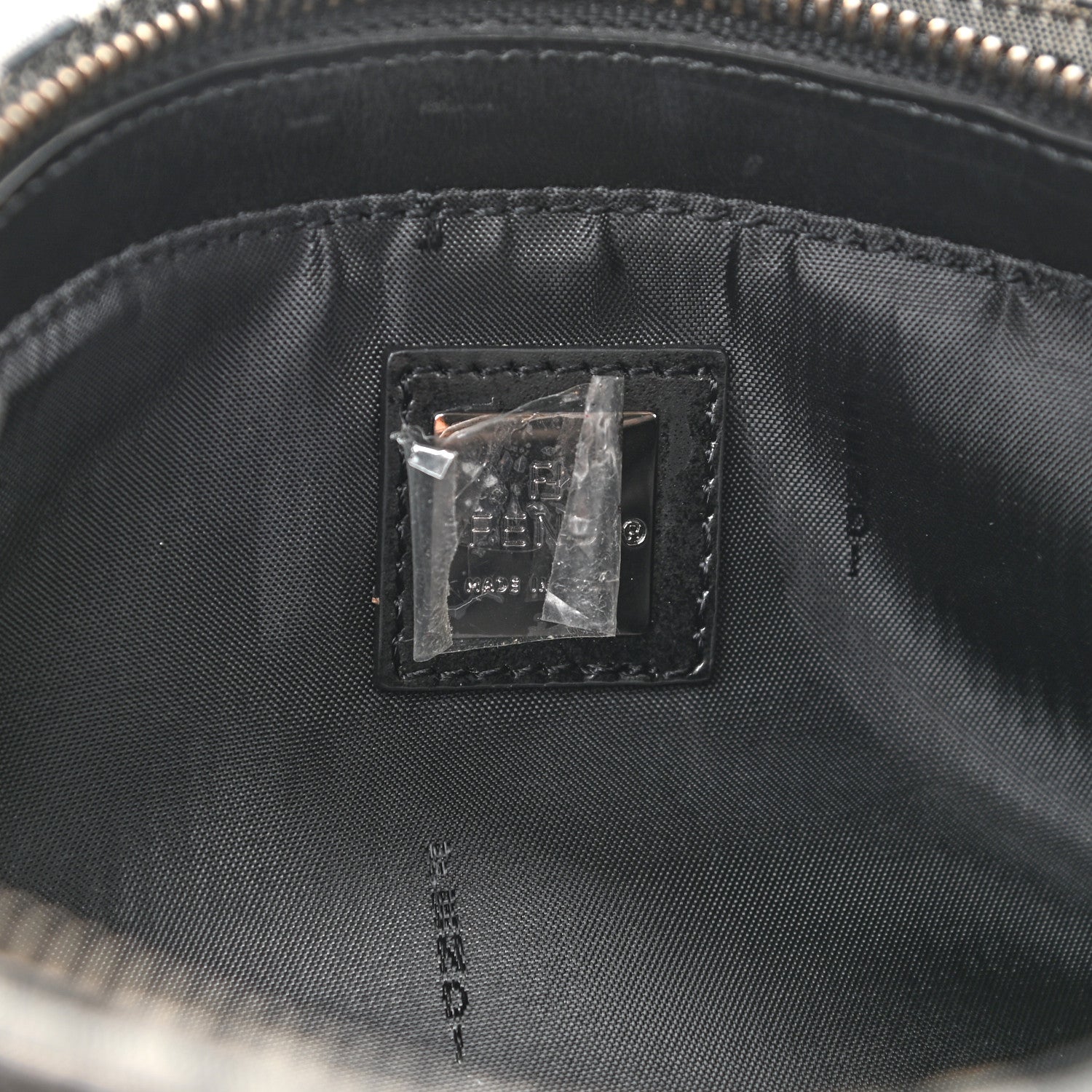 Fendi Zucchino Pochette Black 6 of 10