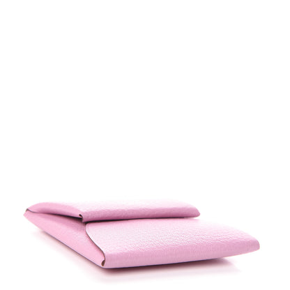 Hermes Chevre Mysore Bastia Coin Purse Mauve Sylvestre 4 of 8