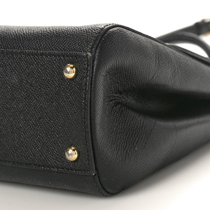 Dolce & Gabbana Dauphine Medium Miss Sicily Satchel Black 8 of 8