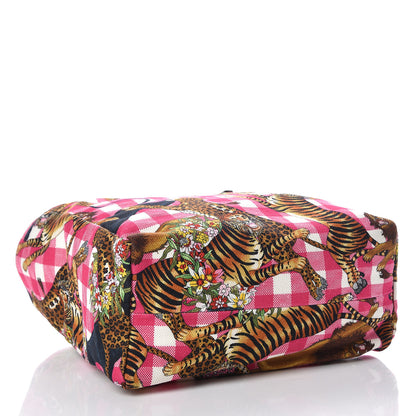 Gucci Canvas Kids Tiger Print Tote Multicolor 4 of 10