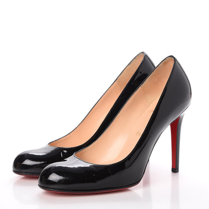 Christian Louboutin Patent Simple 100 Pumps 37 Black 3 of 12