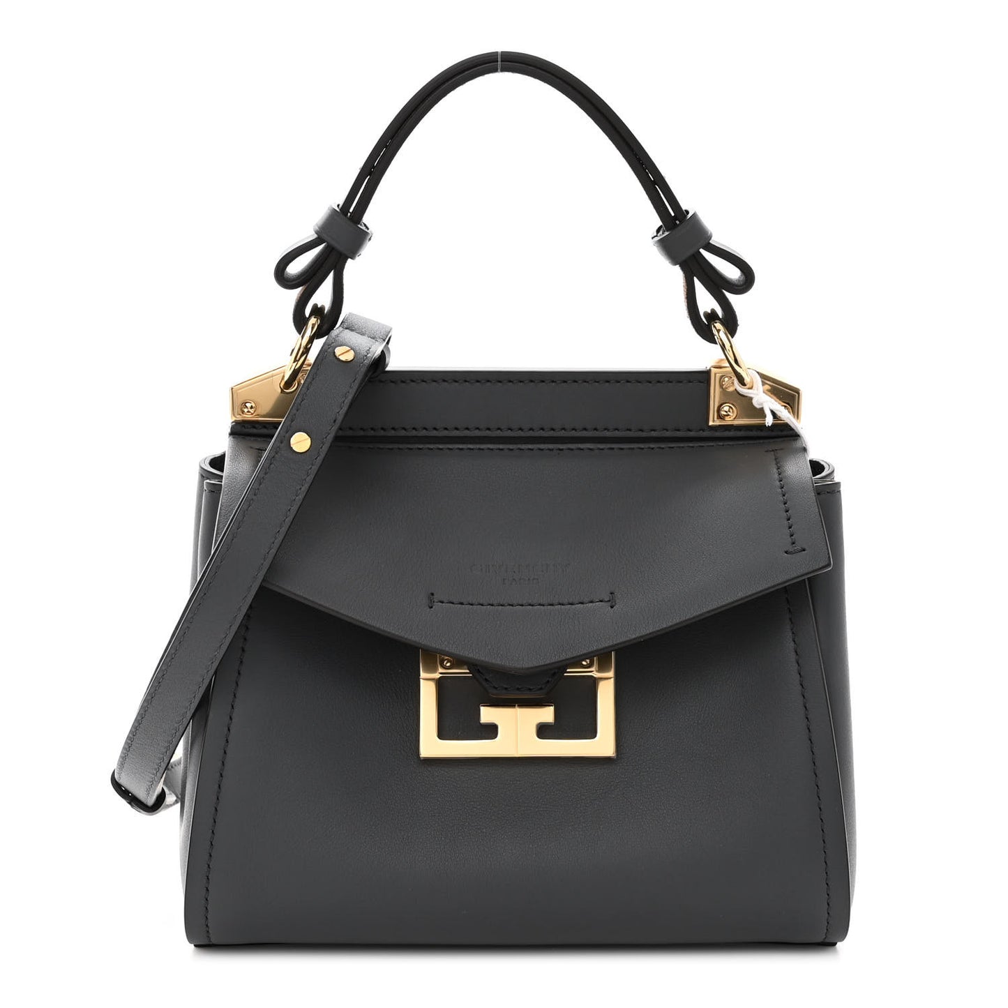 Calfskin Mini Mystic Shoulder Bag Storm Grey