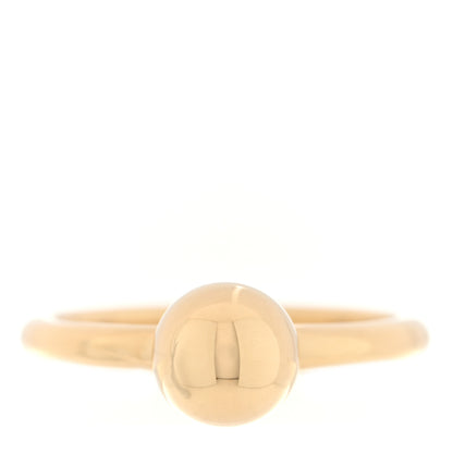 Tiffany 18K Yellow Gold 8mm Hardwear Ball Ring 57 8 1 of 5