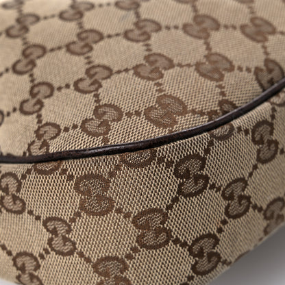 Gucci GG Monogram Medium Charmy Hobo Dark Brown 11 of 13