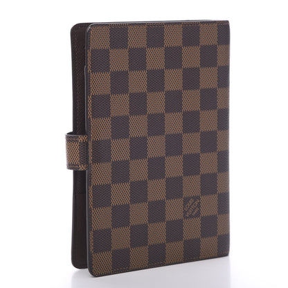 Louis Vuitton Damier Ebene Medium Ring Agenda Cover 2 of 7