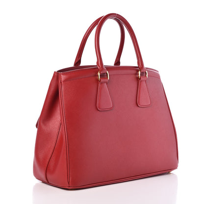 Prada Saffiano Lux Parabole Tote Fuoco 3 of 8