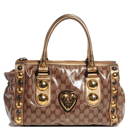 Gucci Crystal Monogram Babouska Tote 1 of 9