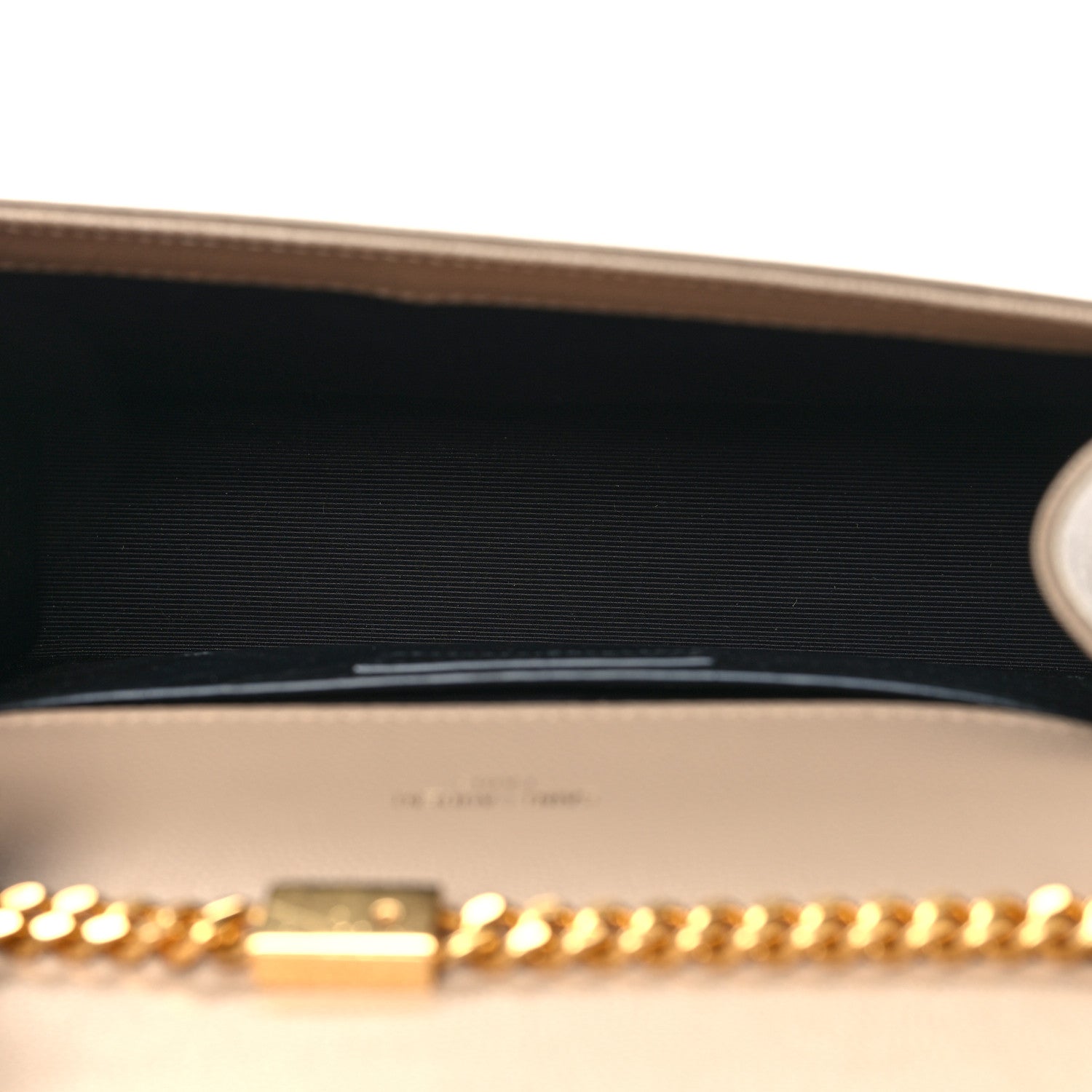 Saint Laurent Grain De Poudre Small Monogram Kate Satchel Dark Beige 7 of 16