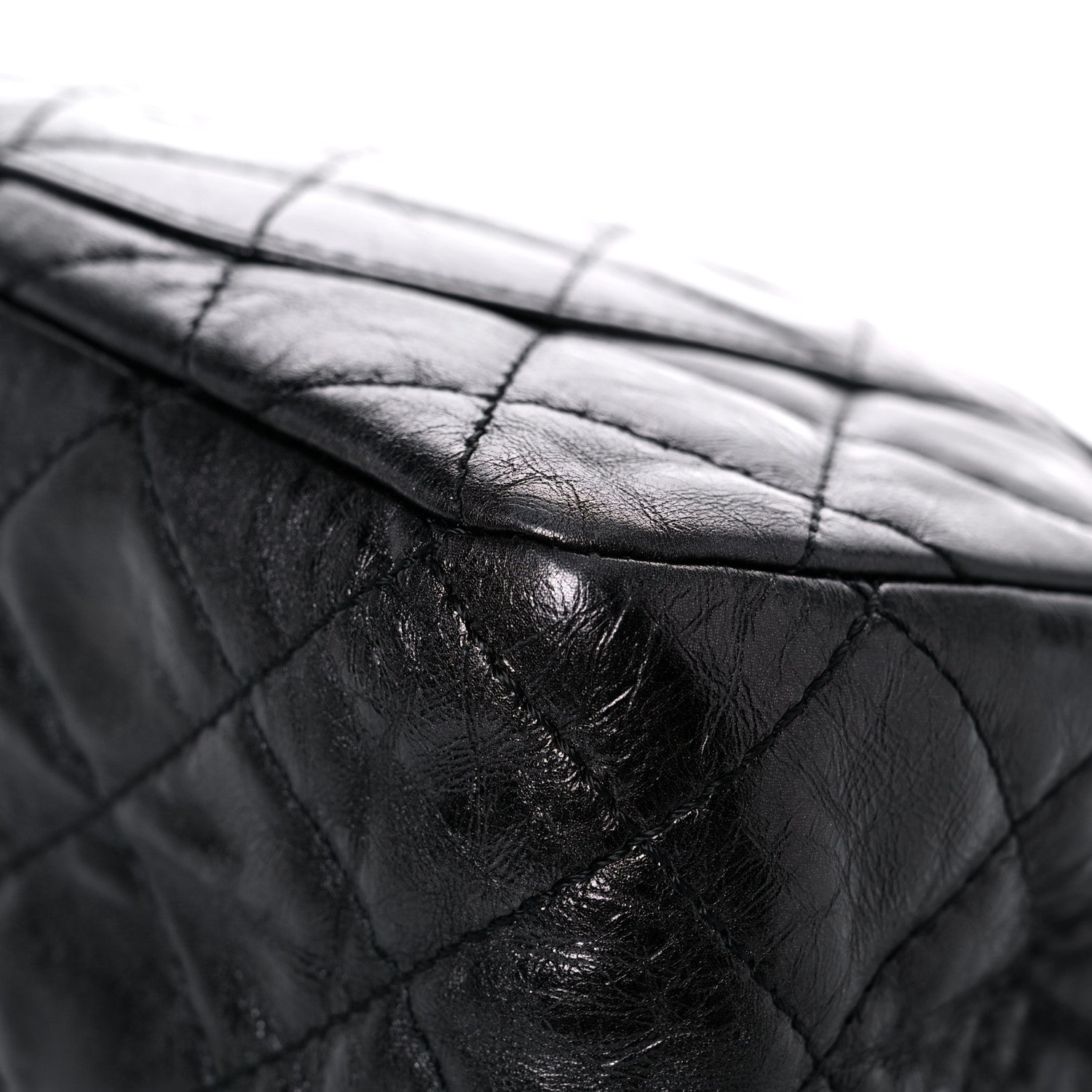 Chanel Metallic Aged Calfskin Quilted 2.55 Reissue 227 Flap So Black 11 of 20