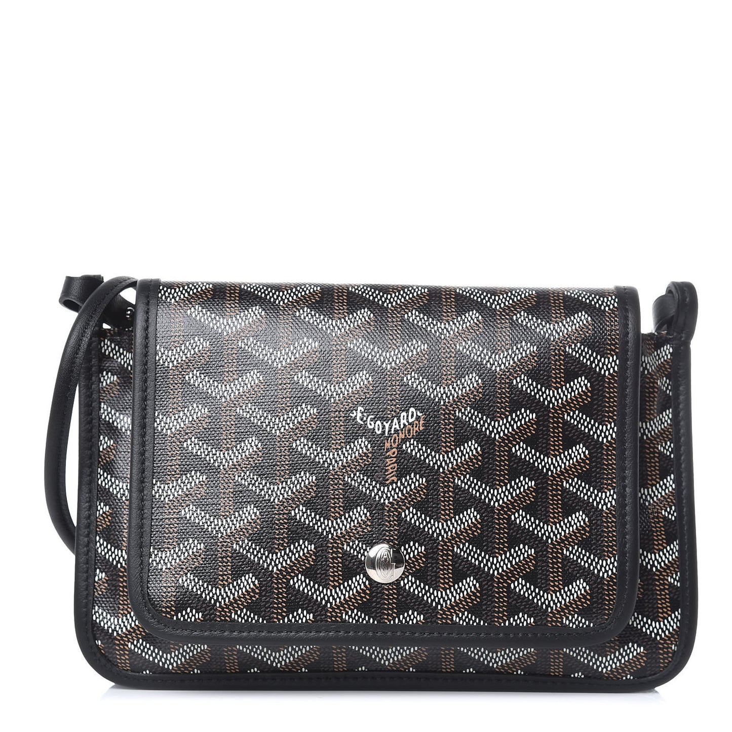 Goyardine Plumet Wallet Clutch Black