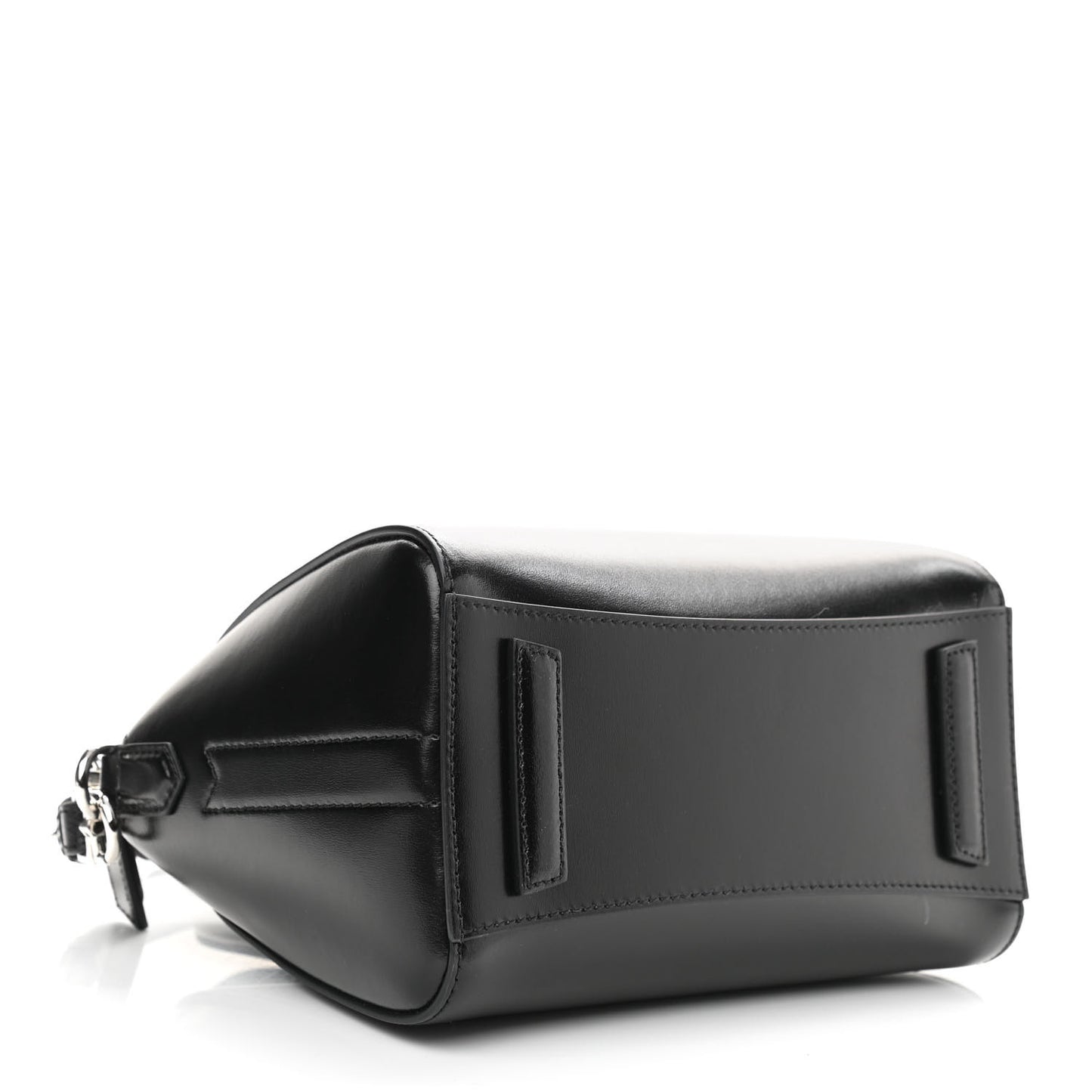 Shiny Lord Calfskin Mini Antigona Black
