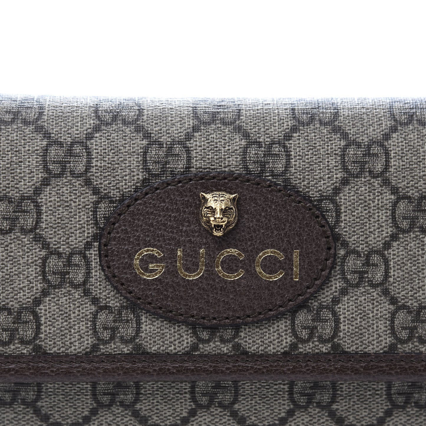 GG Supreme Monogram Neo Vintage Web Belt Bag Brown