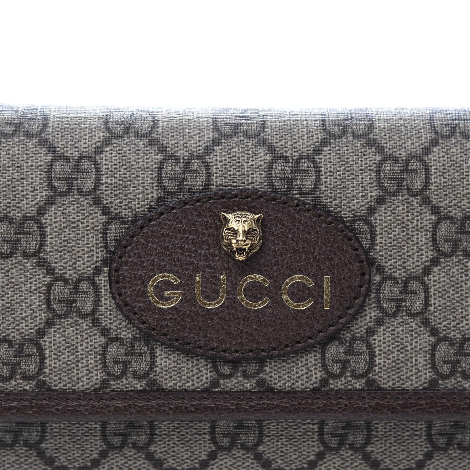 Gucci GG Supreme Monogram Neo Vintage Web Belt Bag Brown 10 of 11