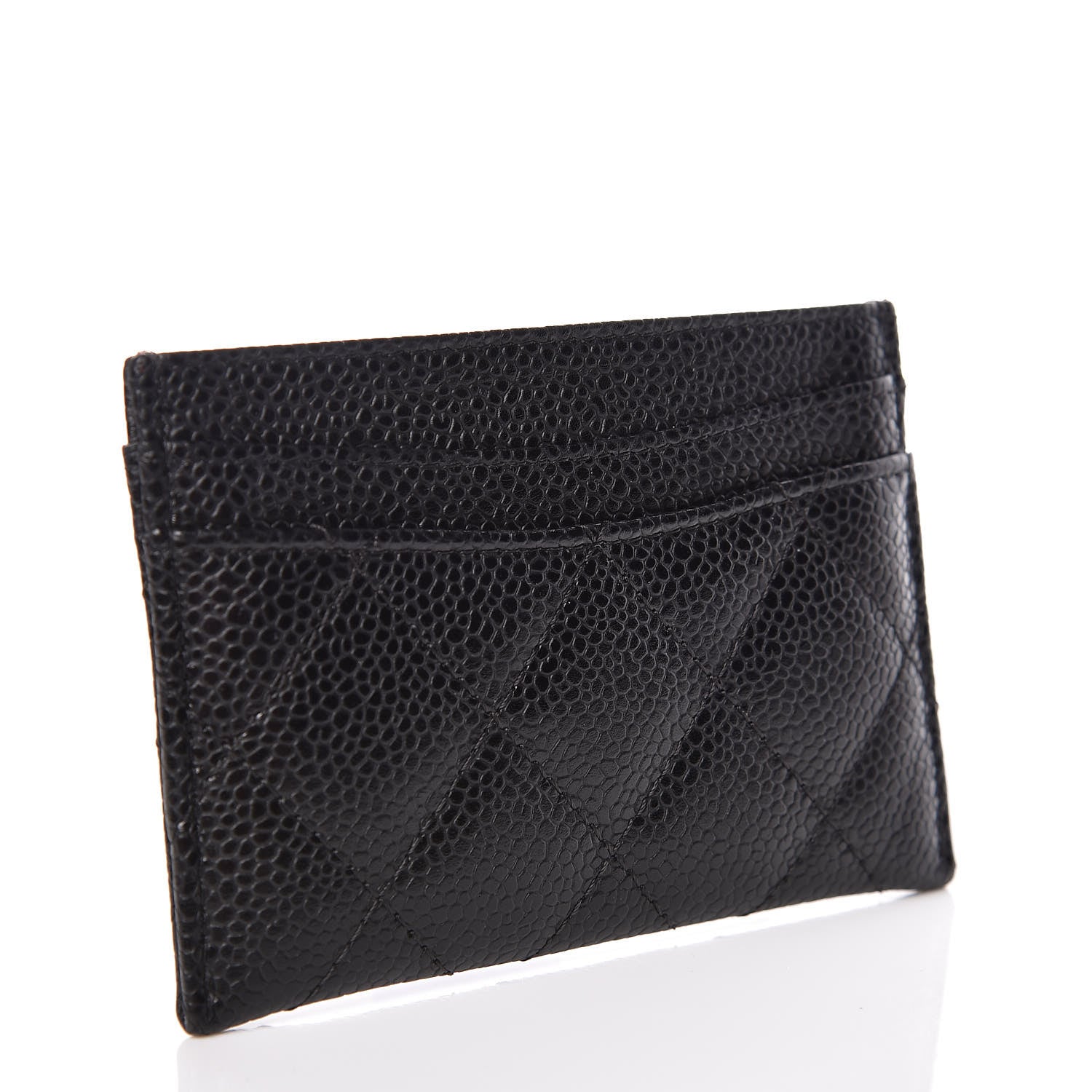 Chanel Caviar Quilted Card Holder Black 3 of 9