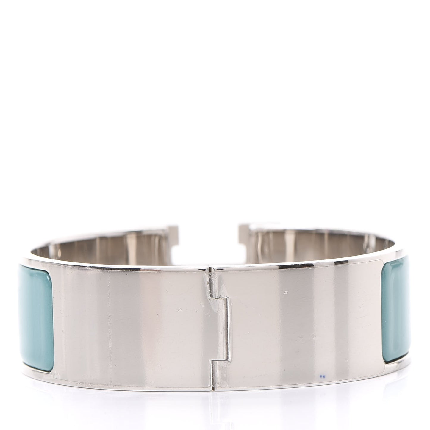 Enamel Wide Clic Clac H Bracelet GM Vert Bleuete