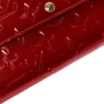 Louis Vuitton Vernis Sarah Wallet Pomme D'Amour 9 of 16