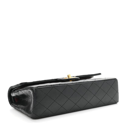 Chanel Lambskin Quilted Medium Double Flap Black 4 of 14
