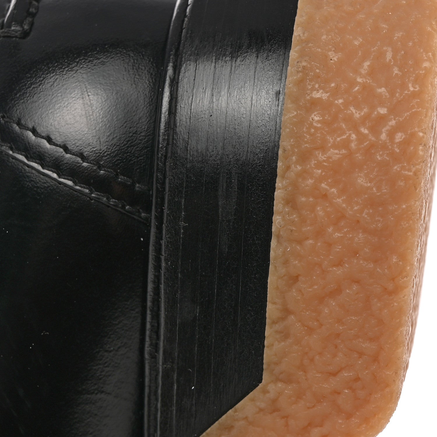 Hermes Glossed Calfskin Womens Dublin Loafers 36 Black 16 of 20