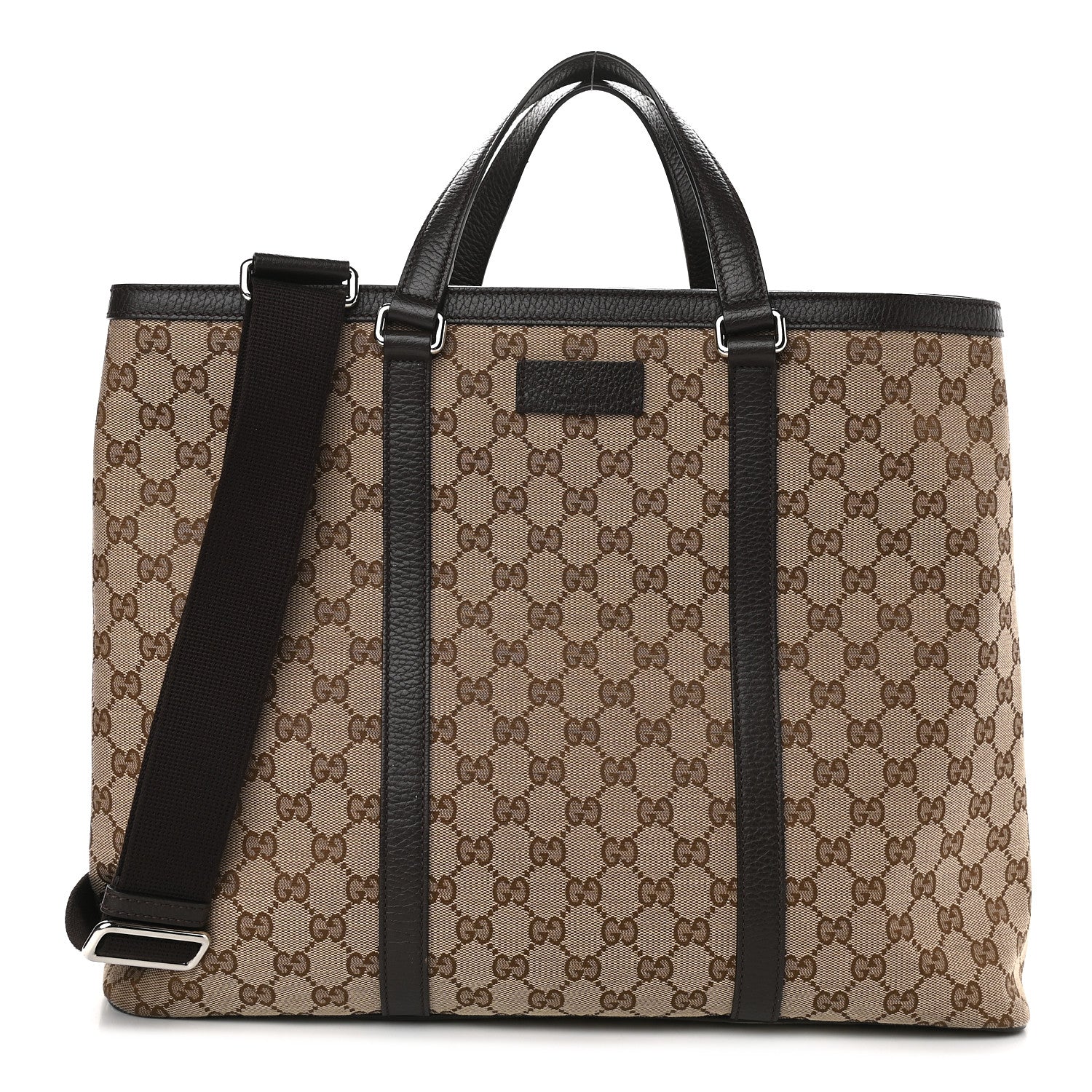 Gucci GG Monogram Large Joy Tote Bag Dark Brown 1 of 10