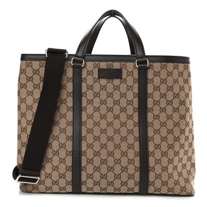 Gucci GG Monogram Large Joy Tote Bag Dark Brown 1 of 10