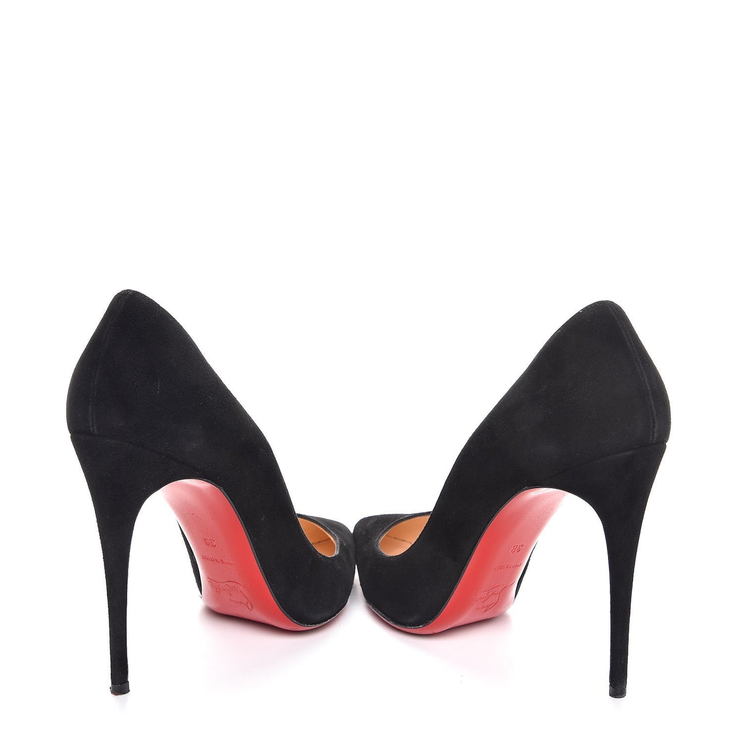 Suede Pigalle Follies 100 Pumps 38 Black