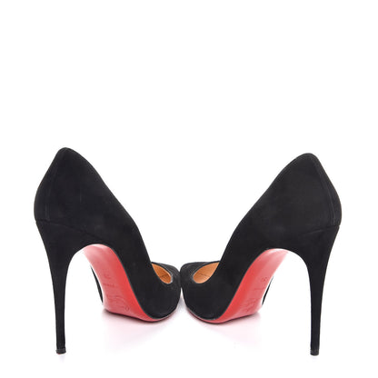 Christian Louboutin Suede Pigalle Follies 100 Pumps 38 Black 6 of 12