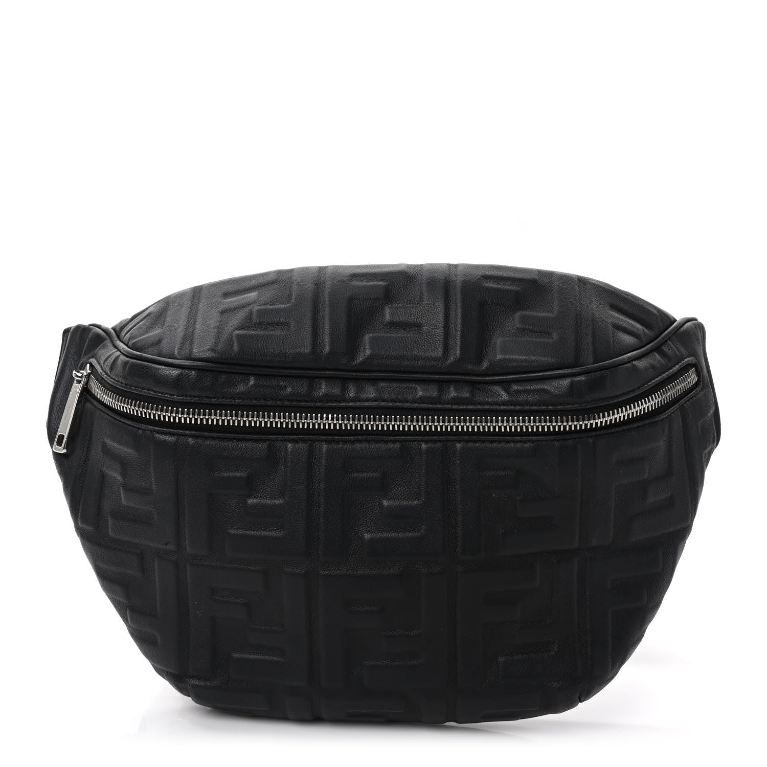 Fendi Nappa FF 1974 Embossed Belt Bag Black 1 of 8