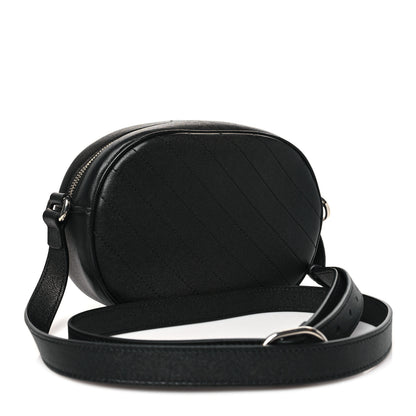Gucci Sakai Be Green Calfskin Diagonal Stitched Mini Blondie Shoulder Bag Black 3 of 10