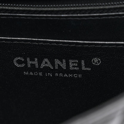 Chanel Lambskin Chevron Quilted Mini Square Flap So Black 6 of 12