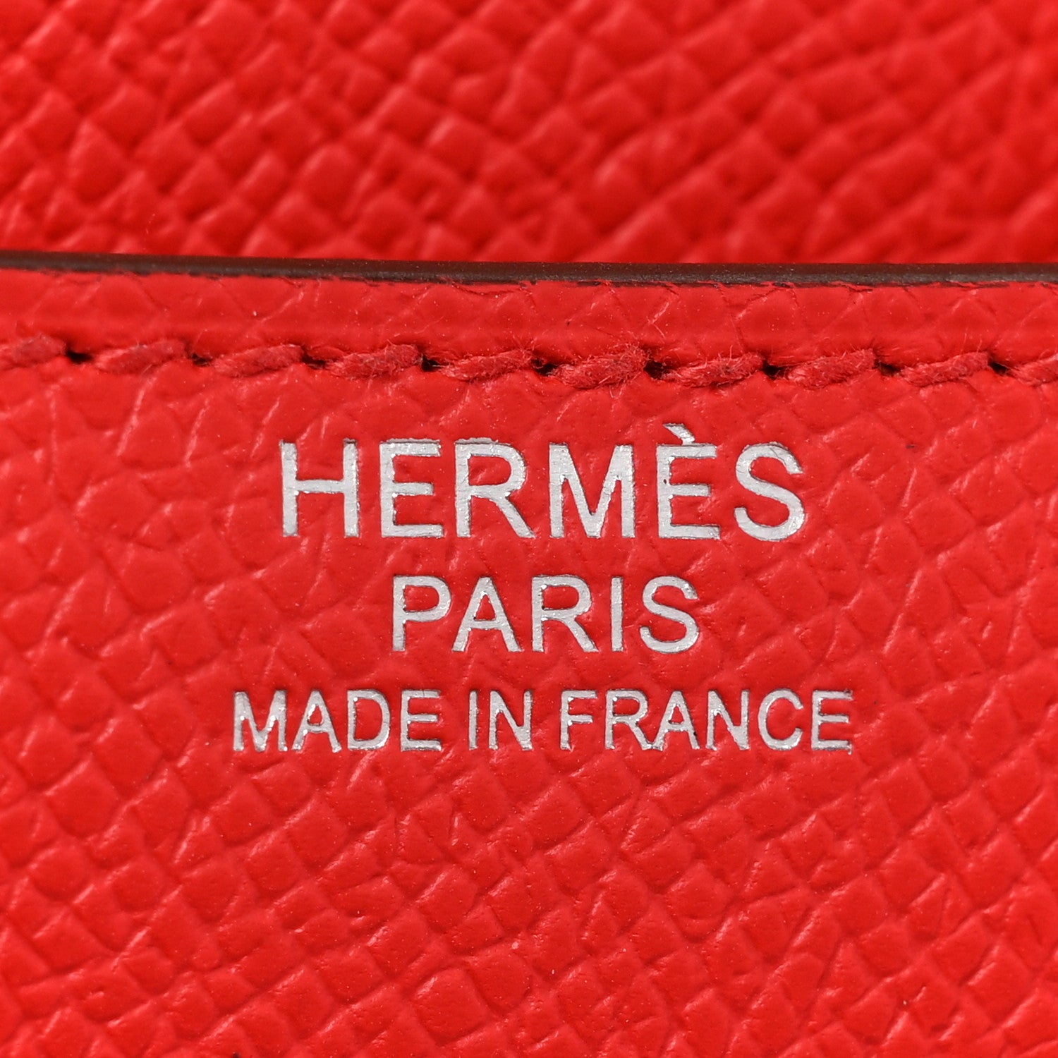 Hermes Epsom Enamel Constance 24 Rouge De Coeur Rubis 7 of 18