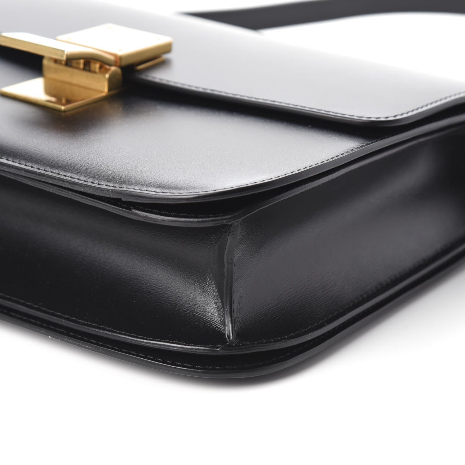 Celine Box Calfskin Medium Classic Box Flap Bag Black 9 of 9