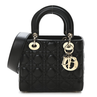 Christian Dior Lambskin Cannage Small My ABCDior Lady Dior Black 1 of 11