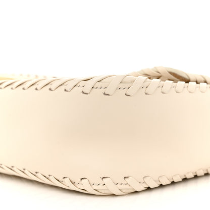 Fendi Vitello King Ceylon Woven Baguette White Ice 10 of 11