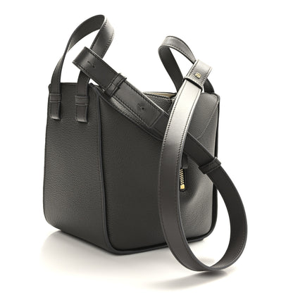 Loewe Soft Grained Calfskin Compact Hammock Shoulder Bag Grey 3 of 10