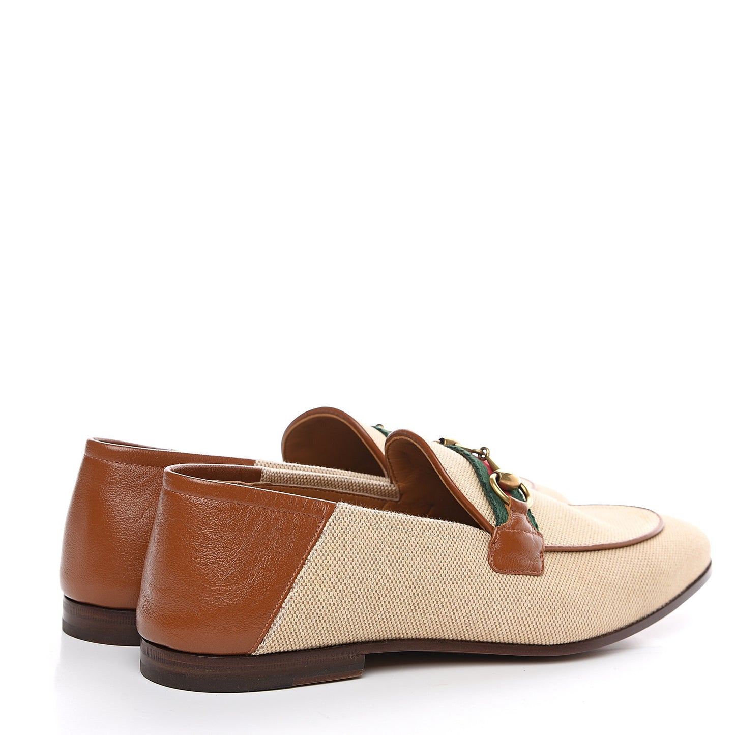 Canvas Web Mens Brixton Horsebit Loafers 9.5 Sand Light Cuir