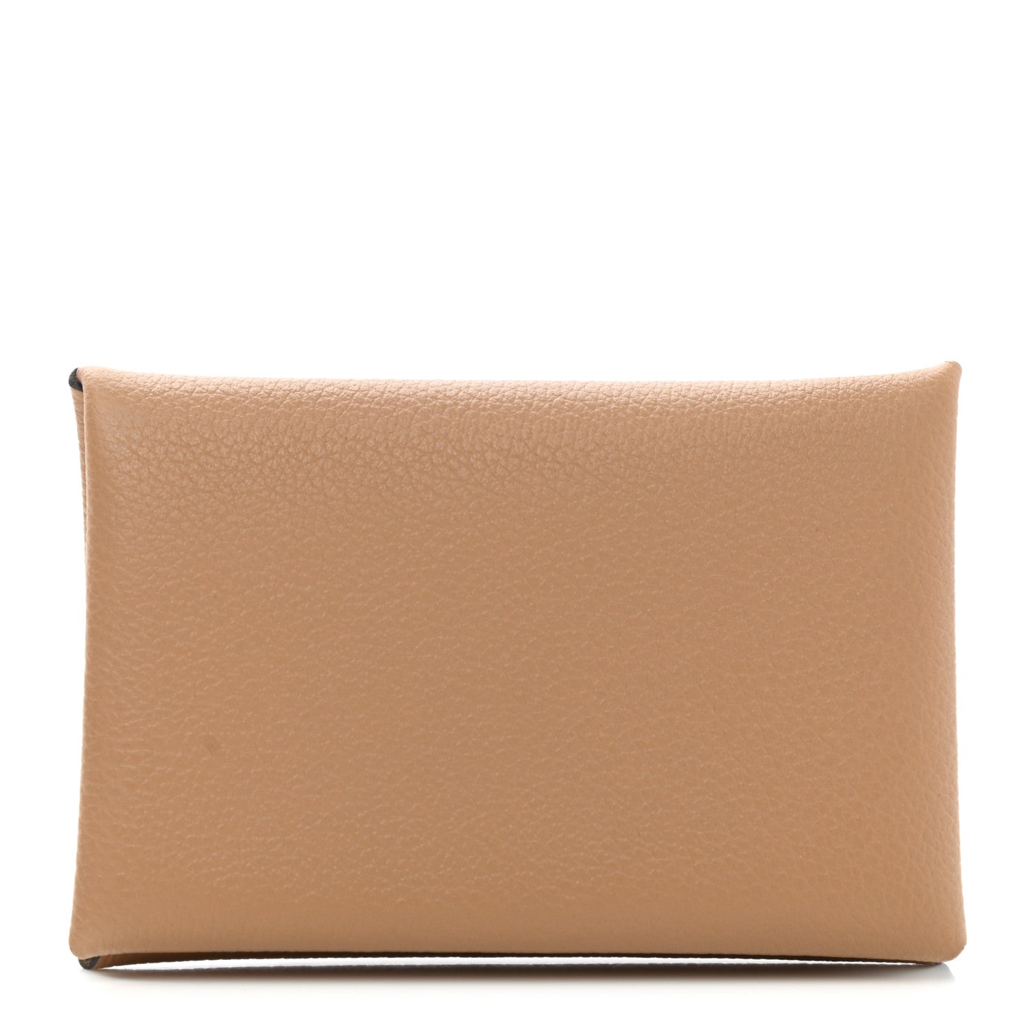 Hermes Evercolor Calvi Card Case Chai 1 of 8