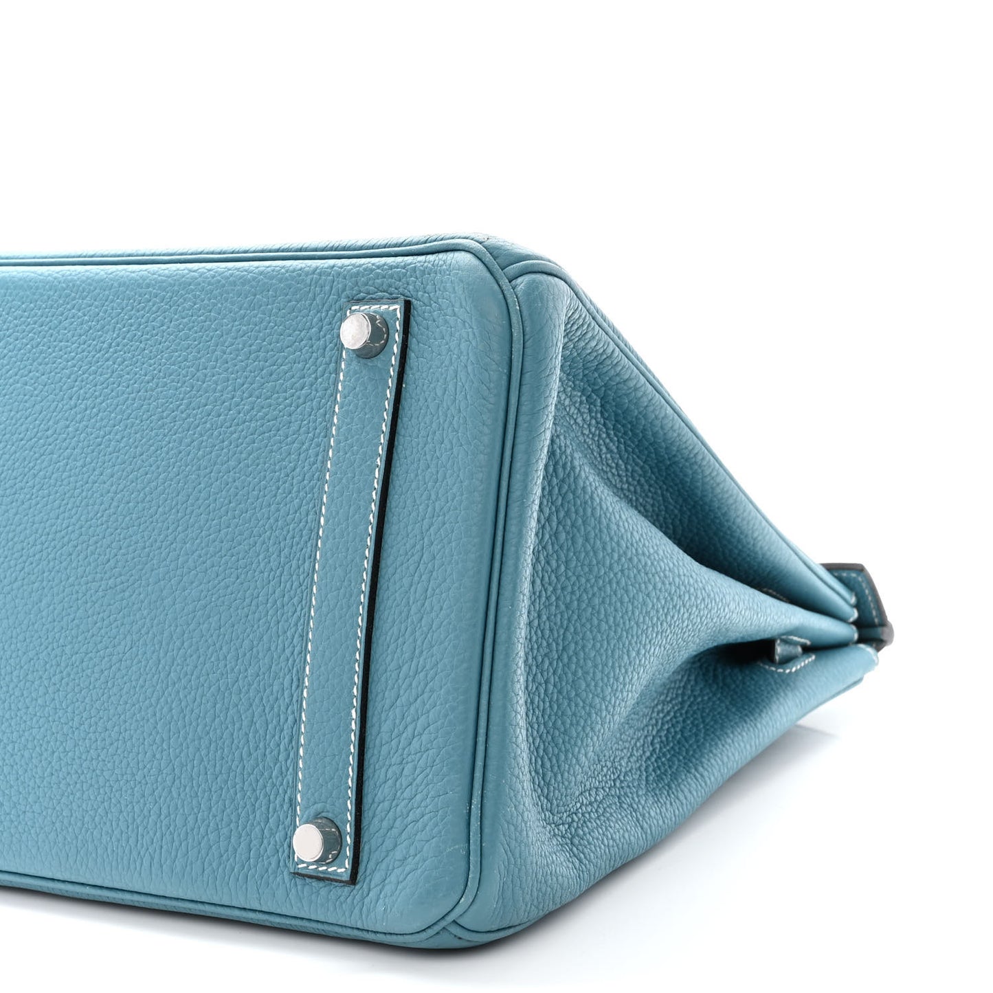 Taurillon Clemence Birkin 35 Blue Jean