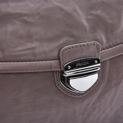 Prada Nappa Oversized Clutch Marmo 9 of 10