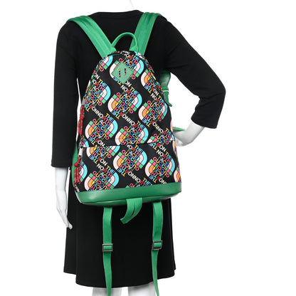 Gucci X THE NORTH FACE Econyl Nylon Medium Backpack Black Multicolor 2 of 15