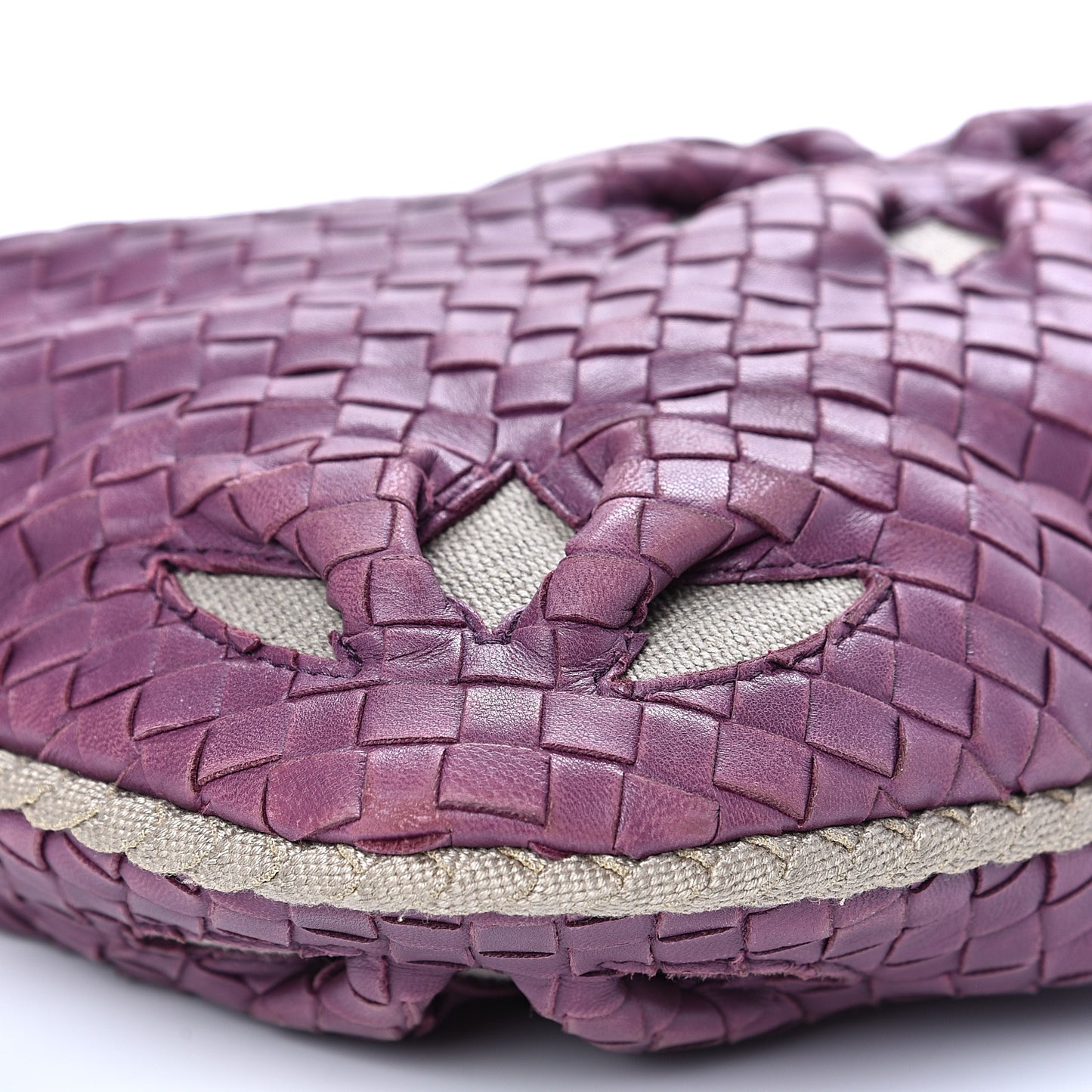 Nappa Intrecciato Flower Medium Veneta Hobo