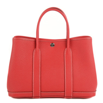 Hermes Vache Country Garden Party TPM 30 Rouge Casaque 1 of 20
