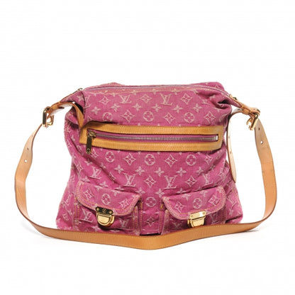 Louis Vuitton Denim Baggy GM Fuchsia 1 of 7